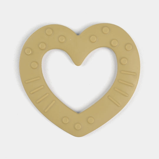 Mum Love Baby Teether Heart Design