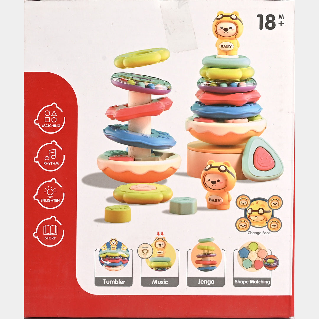 Baby Tumbler Jenga – Educational Stacking Toy
