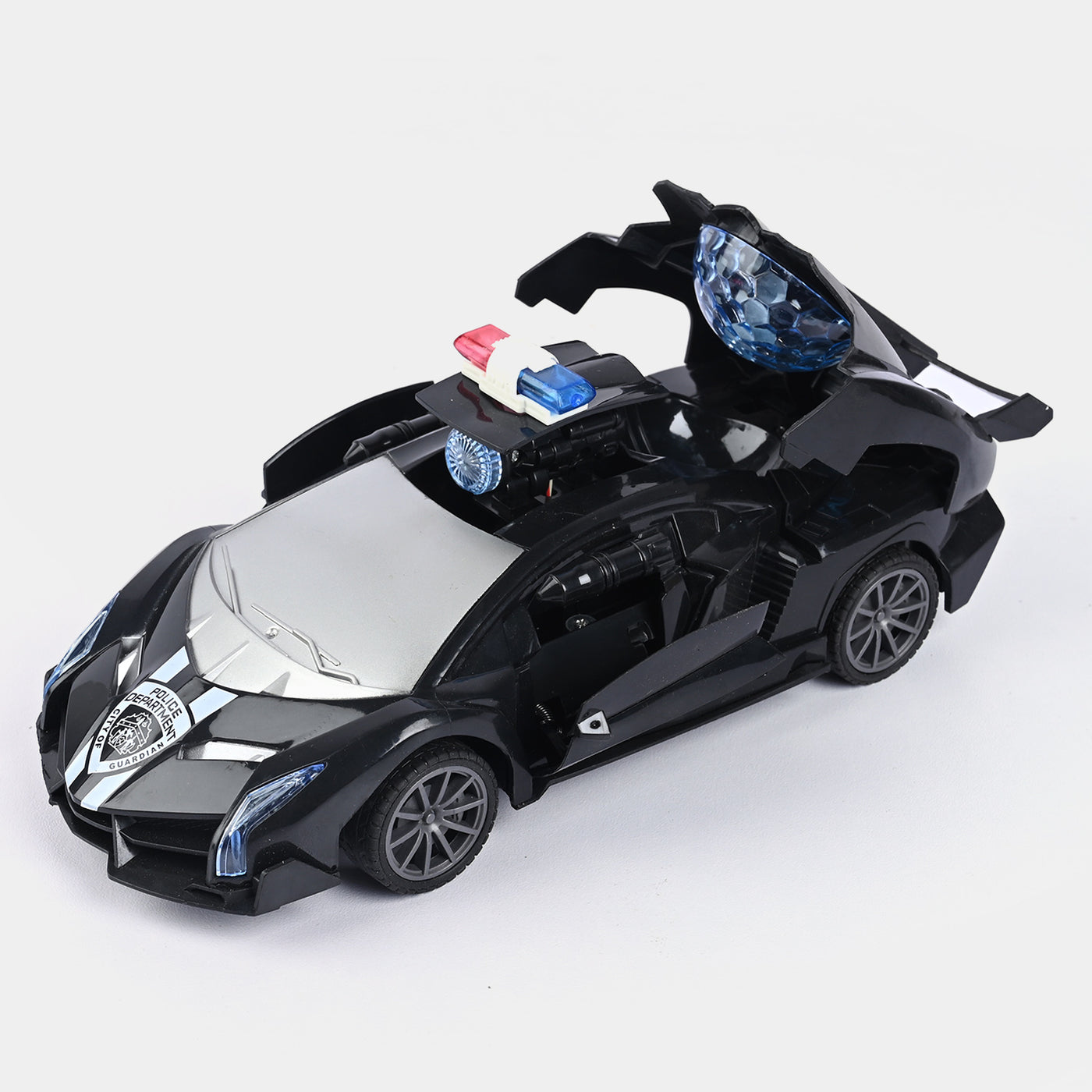 Remote Control Car Police With Light & Sound For Kids