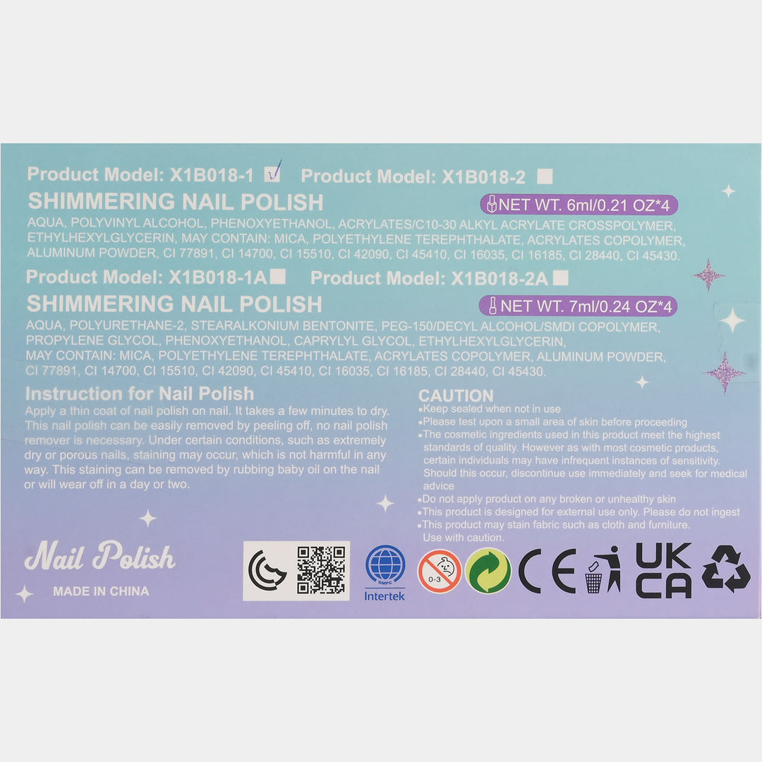 Removable & Washable Nail Polish