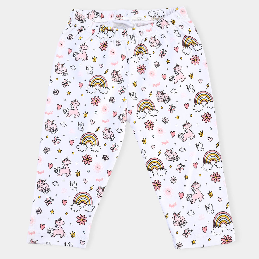 Infant Girls Cotton Poplin Pyjama Set-mIX