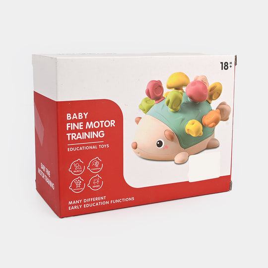 Baby Fine Motor Training Toy – Educational Hedgehog Peg Play
