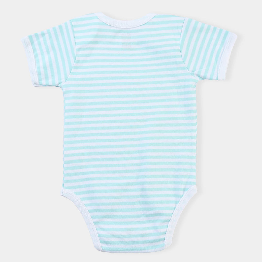 Infant Boys Cotton Interlock Romper Set-mIX