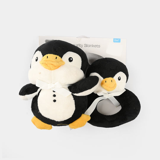 2-Piece Baby Security Blanket Toy Set