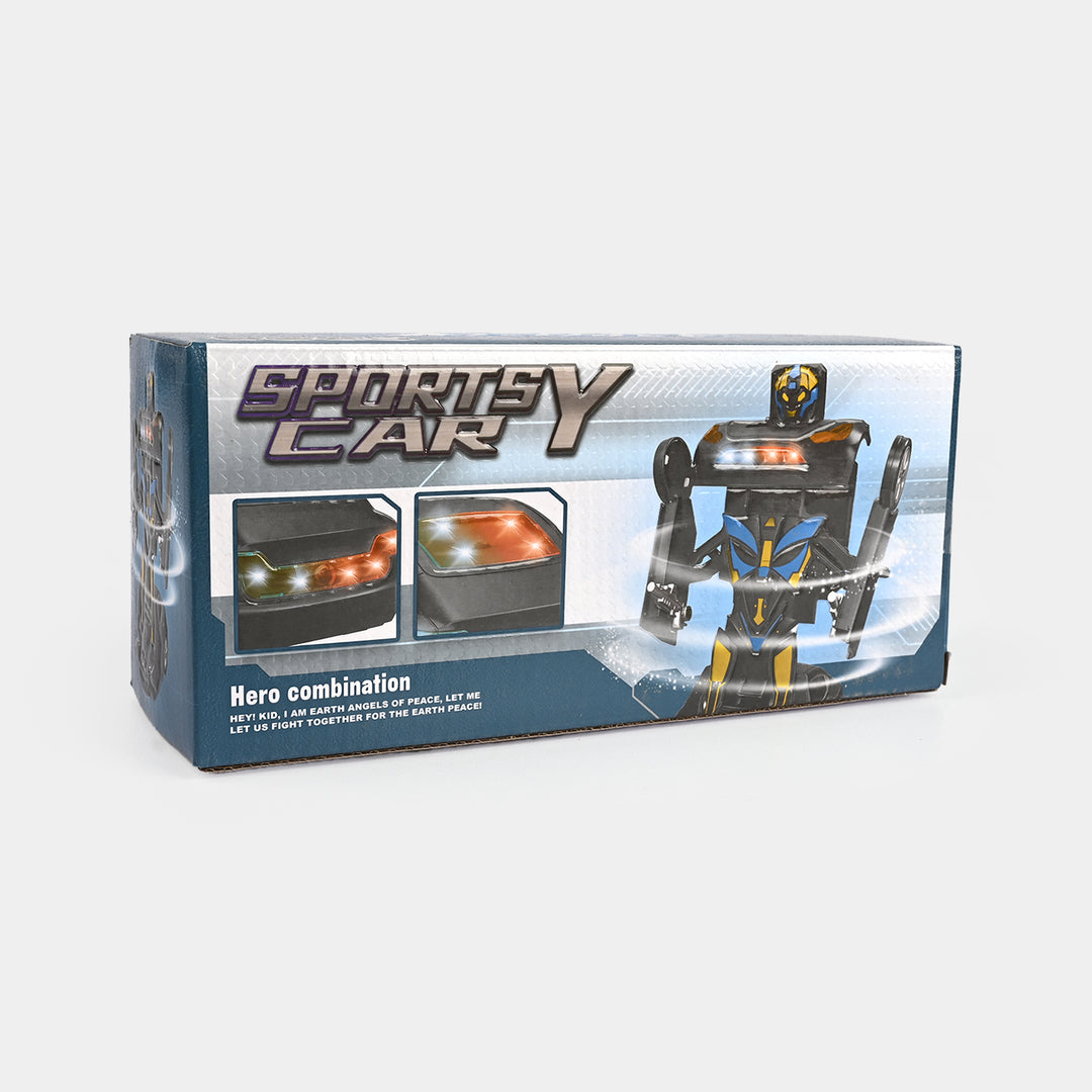 Sports Car Hero Combination Transformation Toy