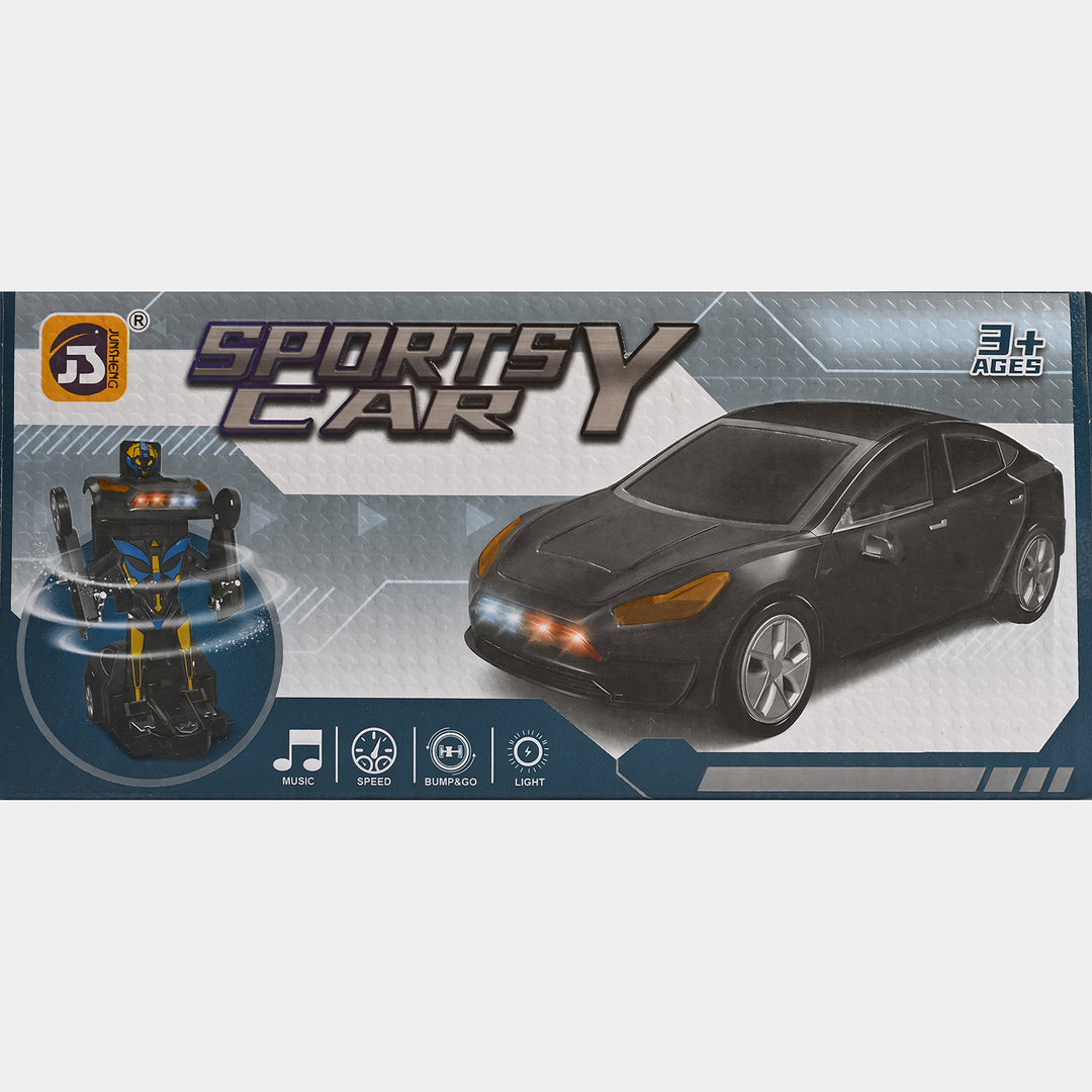 Sports Car Hero Combination Transformation Toy