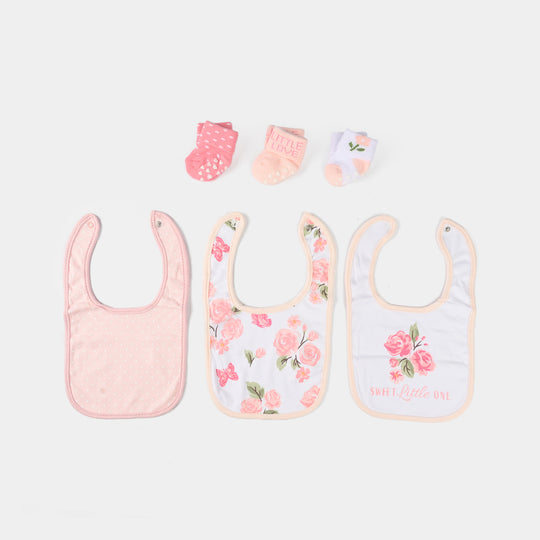Baby Bib & Socks Set