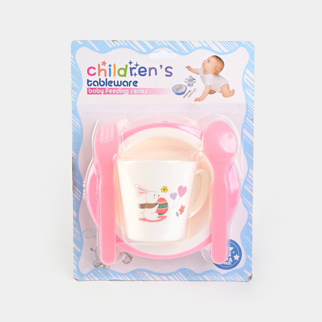 Baby Tableware Feeding Set - 902-pink