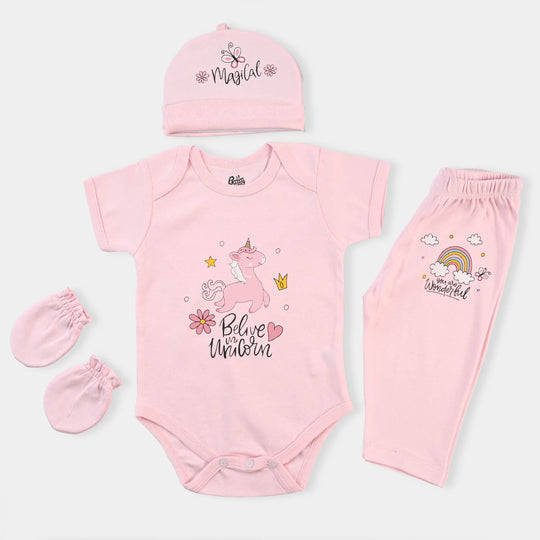 Infant Cotton Interlock 4 Piece Set