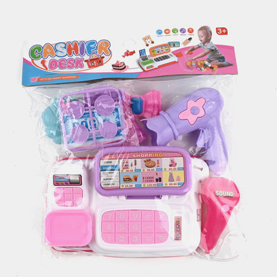 Mini Cash Register Toy Set With Light & Sound