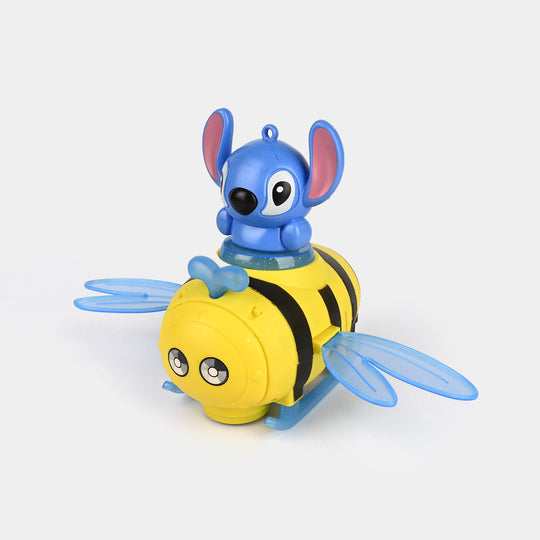 Cute Bee Airplane Universal Toy with Lights & Sound