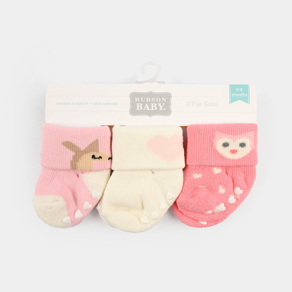 Baby Socks Set (3 Pairs) | 0-6M