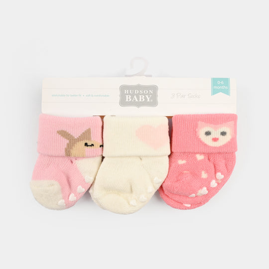 Baby Socks Set (3 Pairs) | 0-6M