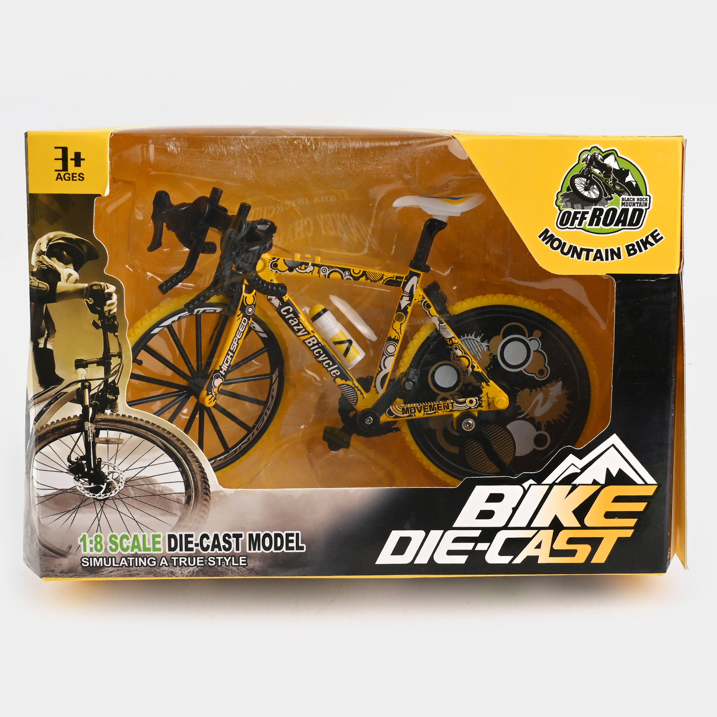 Die Cast Model Toy Mountain Bike Bicycle For Kids