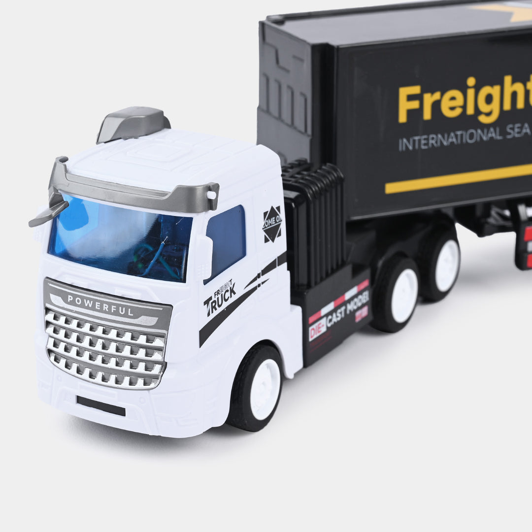 Remote Control Container Truck With Light For Kids