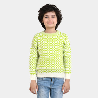 Boys Knit Sweater - Green