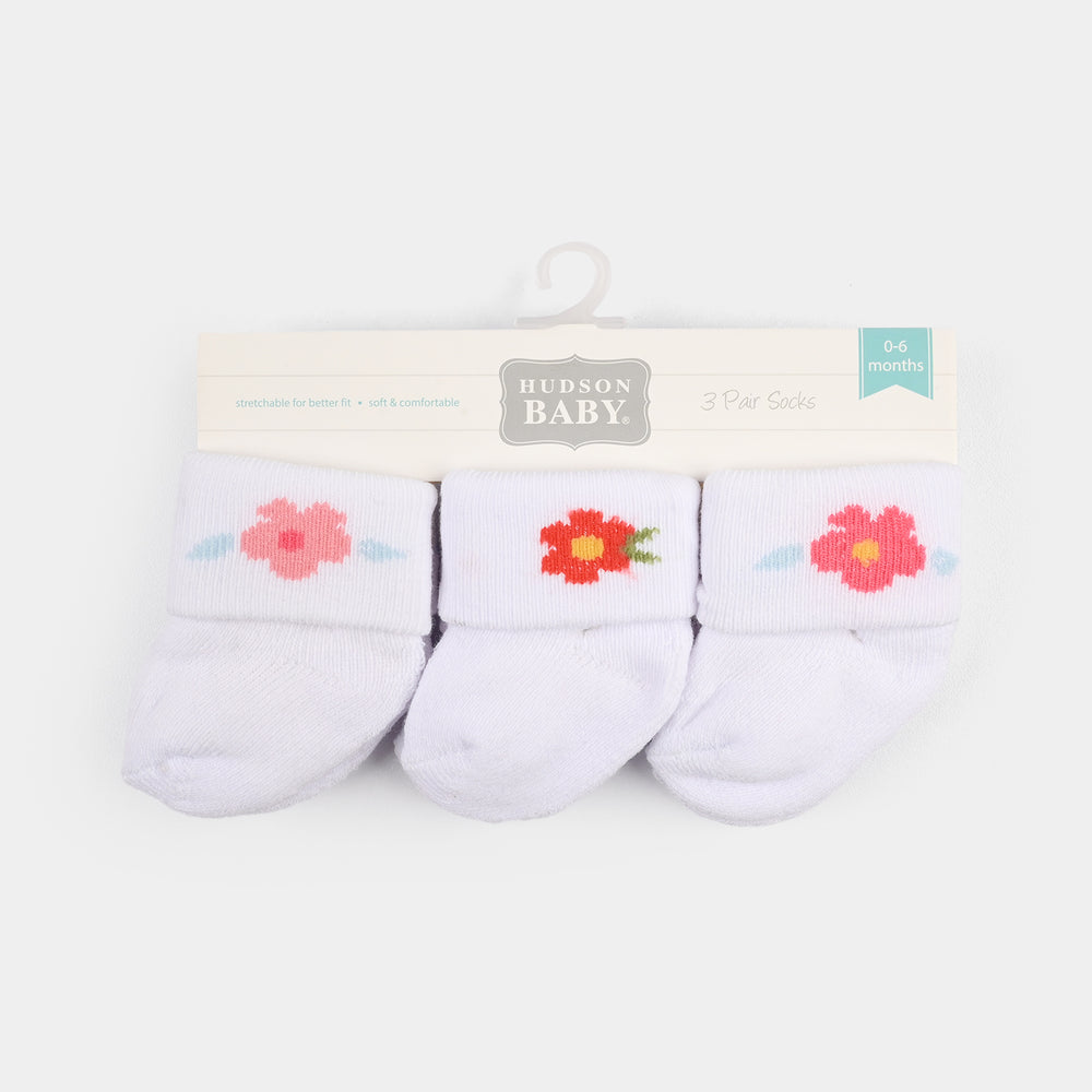Baby Socks Set (3 Pairs) | 0-6M