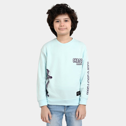 Boys Fleece Sweatshirt Skate Project-Blue