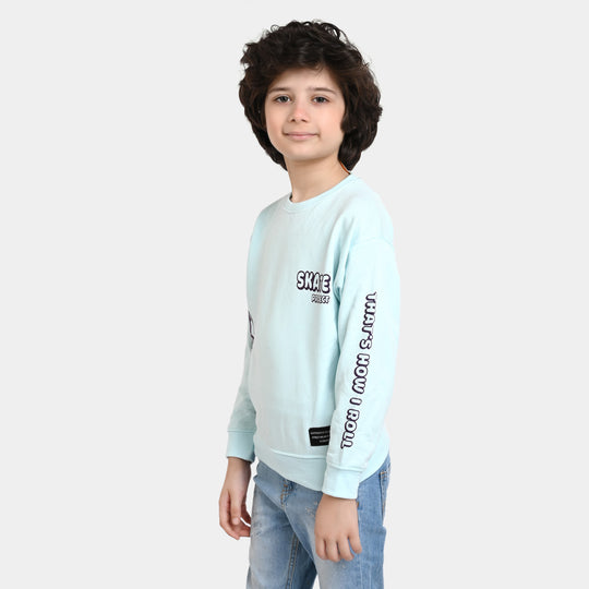 Boys Fleece Sweatshirt Skate Project-Blue