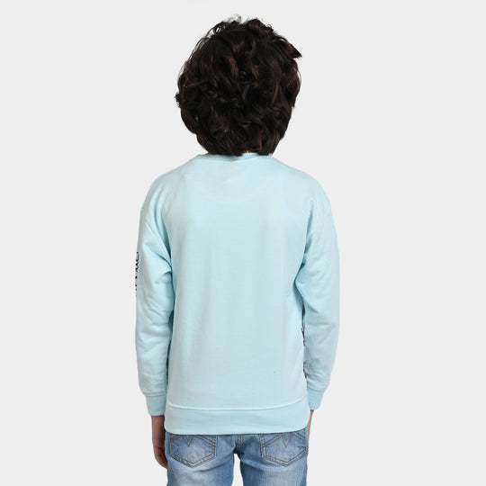 Boys Fleece Sweatshirt Skate Project-Blue