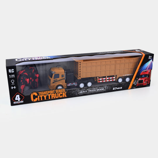 Remote Control Engineering Dump Truck With Light