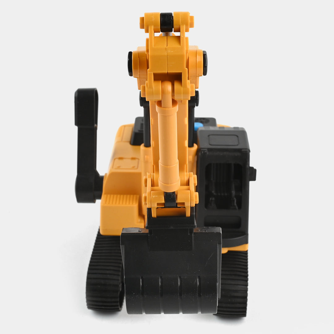 Inertial Excavator With Light Music For Kids