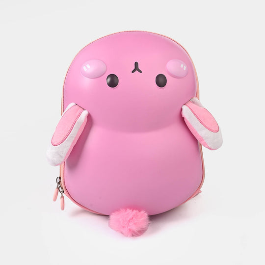 Cute Pink Character Hard Shell Backpack