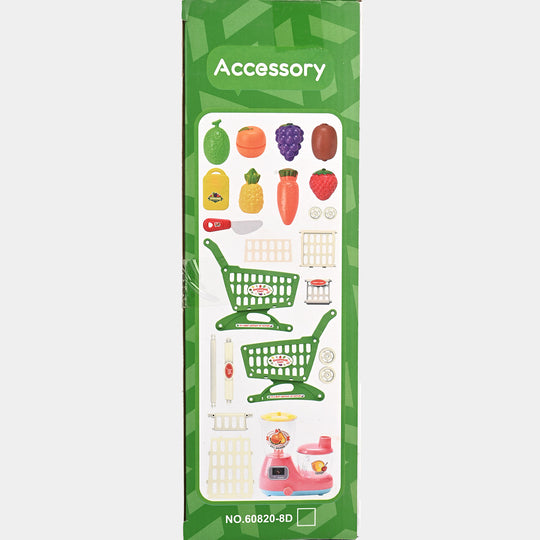 Kids Fruit Cutting Play House Set (23 Pieces)