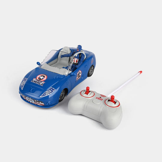 Remote Control Car With Usb + Light For Kids