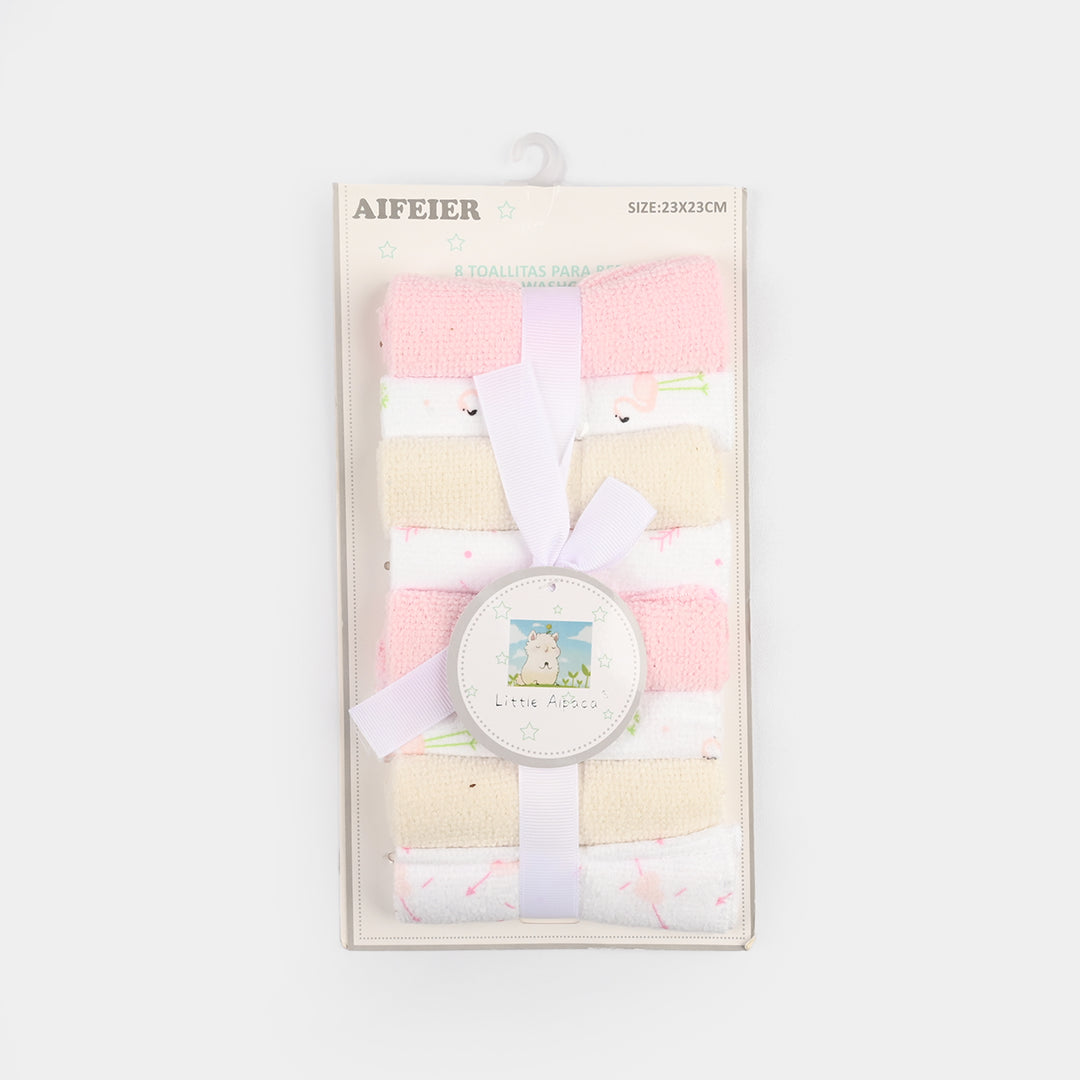 Baby Wash Cloth Face Towels Set - 8PCs