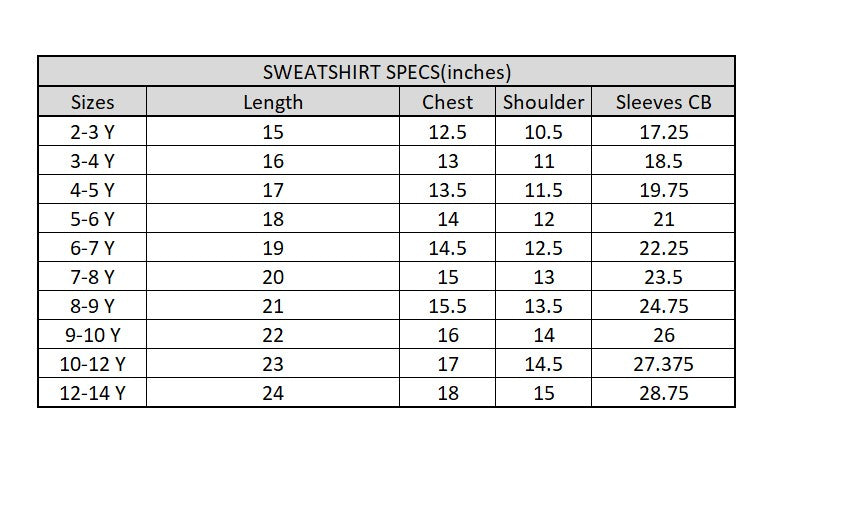 Girls Cotton Interlock Sweatshirt Grow Flow-Yellow