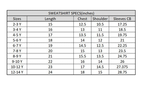 Girls Cotton Interlock Sweatshirt Grow Flow-Yellow