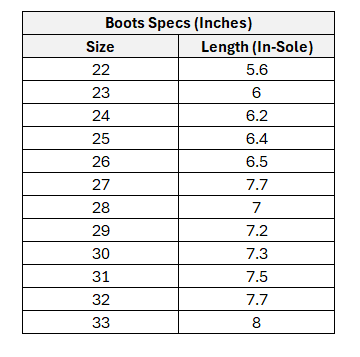Girls Boots A1 - Black