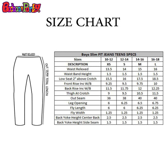 Teens Boys Pant Denim - DARK BLUE