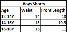 Teen Boys Cotton Terry Short-Navy Blue