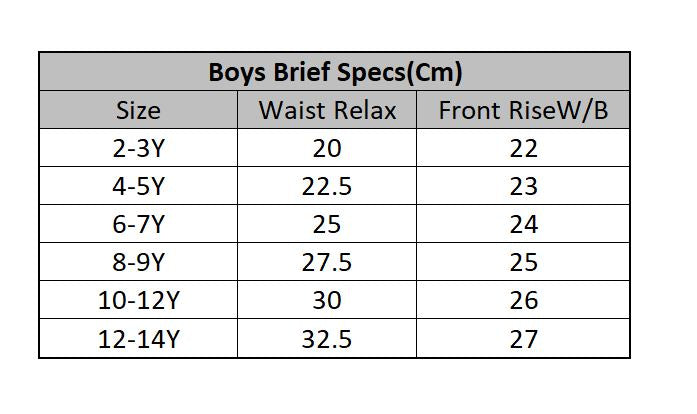 Boys 3Pc Breif Mix