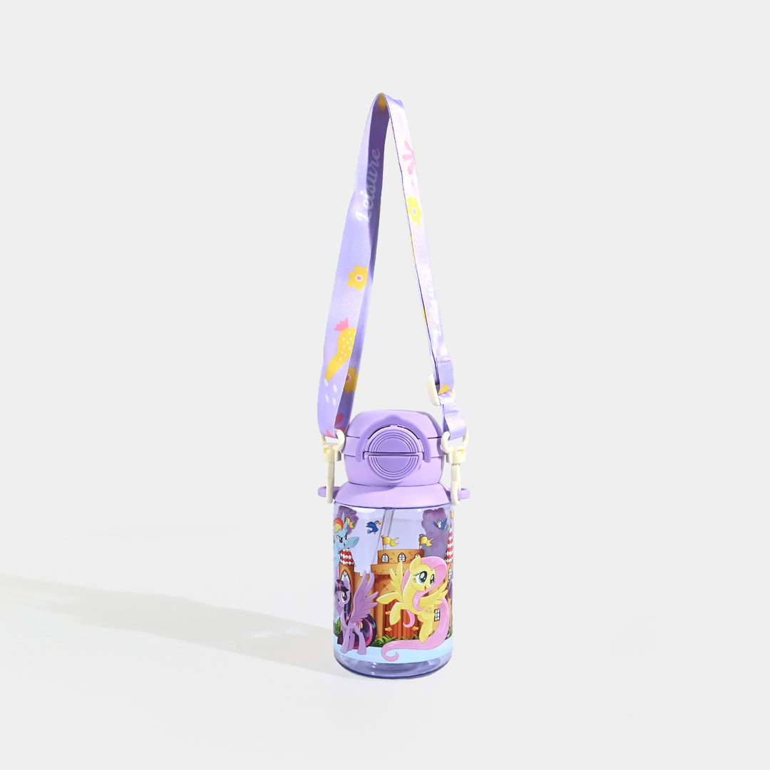 Kids Cartoon Water Bottle Straw Drinking | 400ML