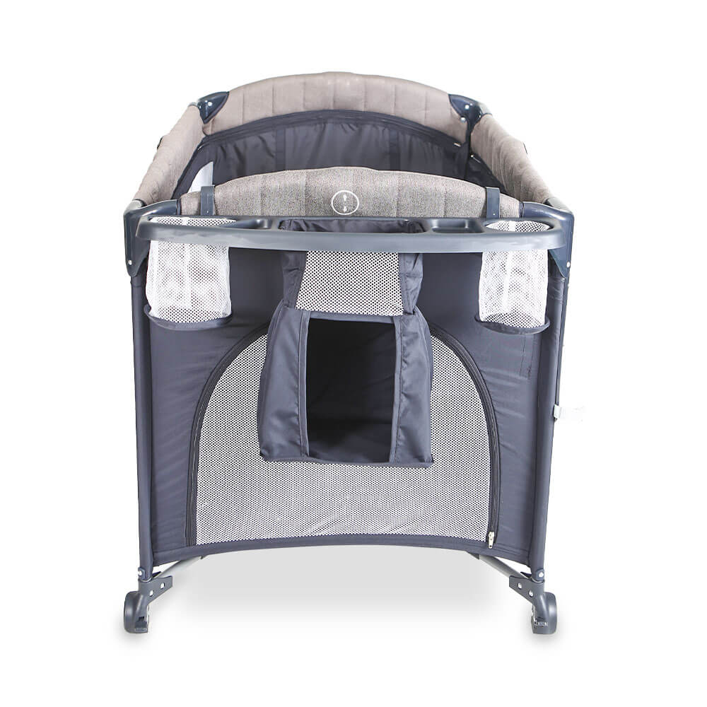 TINNIES DROP SIDE PLAY PEN-BLUE (T302-012)