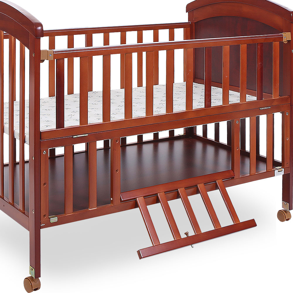 Tinnies Wooden Cot T902-Brown