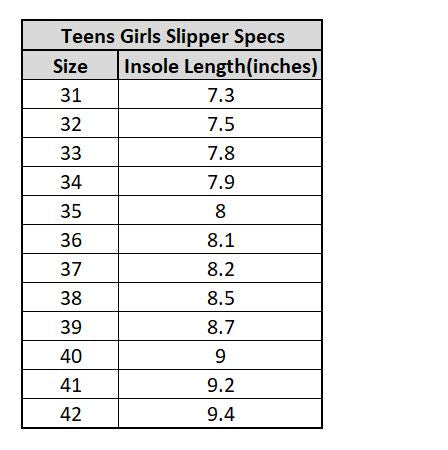 Teens Girls Casual Slipper CL-16-Green