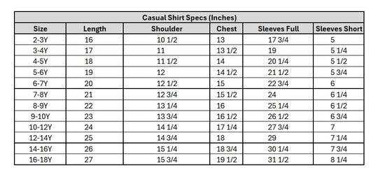 Boys Yarn Dyed Shirt (Grand Prix) - Blue