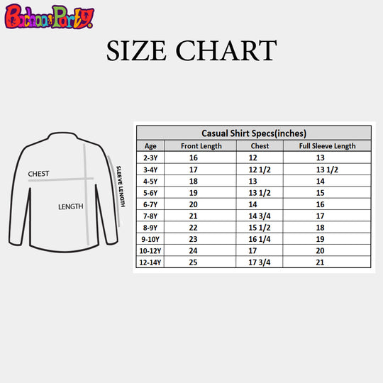 Boys Oxford Casual Shirt-Peach