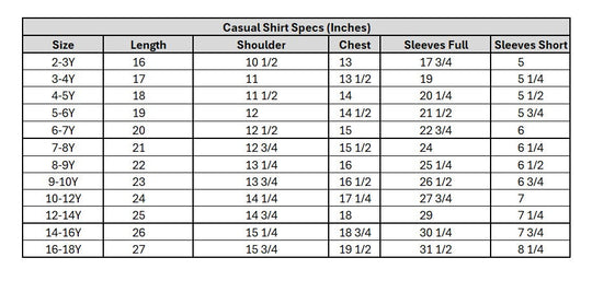 Boys Yarn Dyed Formal Shirt (Black Stripe)