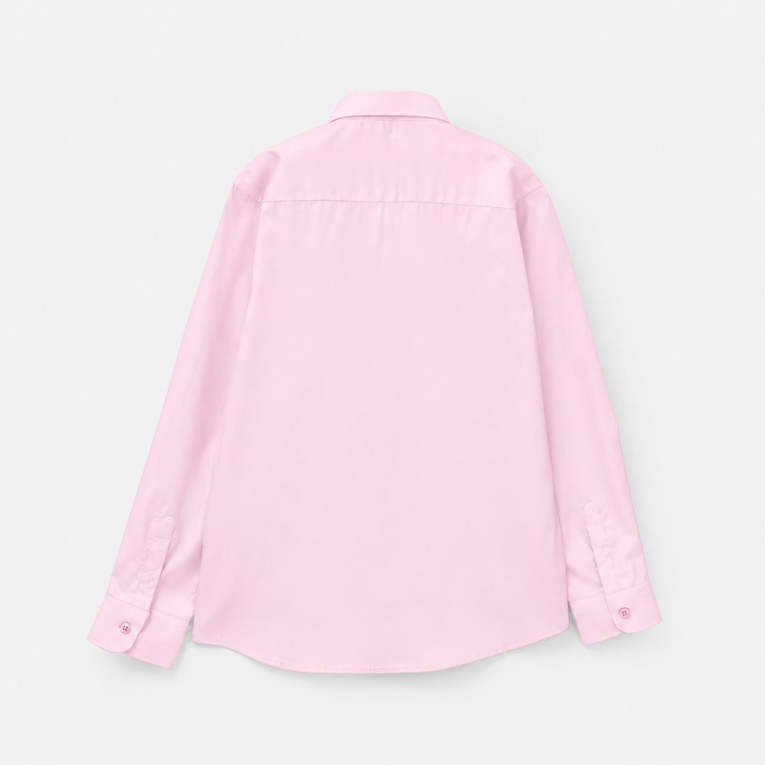 Boys Cotton Poplin Formal Shirt (Pink)