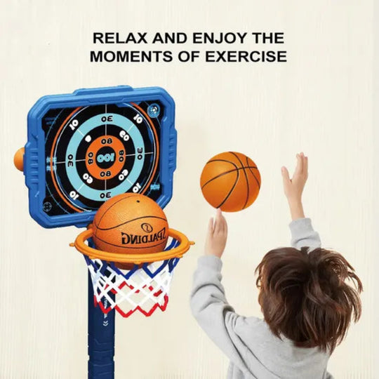 Mobile Target Vehicle Throwing Basketball Set