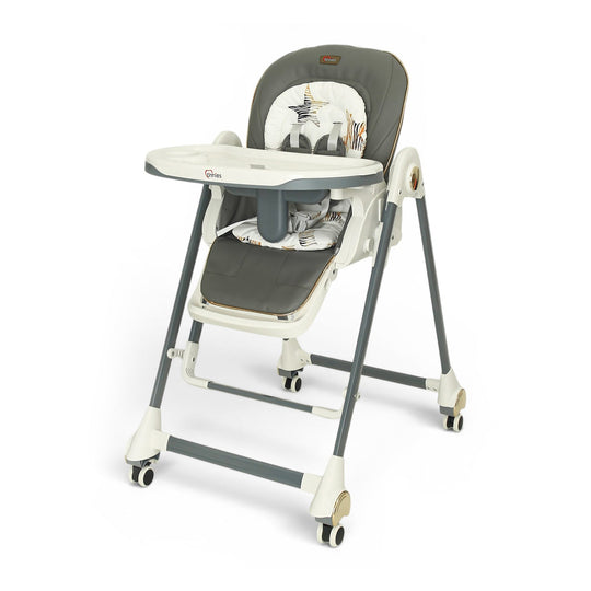 TINNIES BABY HIGH CHAIR WITH SWING - GREY