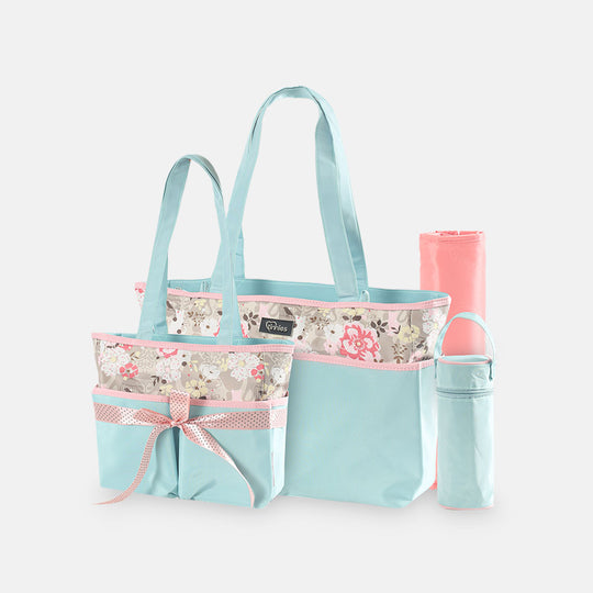 Tinnies Baby Diaper Bag Set Floral (T5003-B)