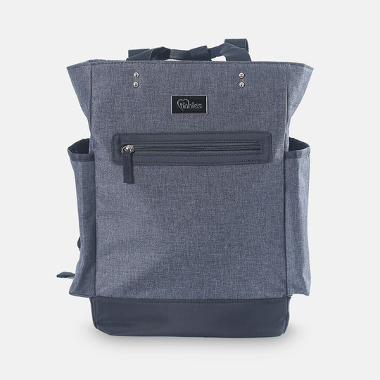 Tinnies Baby Diaper Bag Pack Minimal Textured Blue (T5006-A)