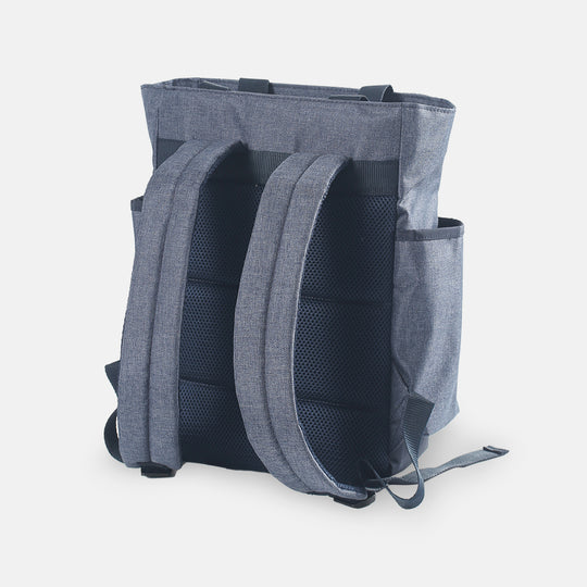 Tinnies Baby Diaper Bag Pack Minimal Textured Blue (T5006-A)
