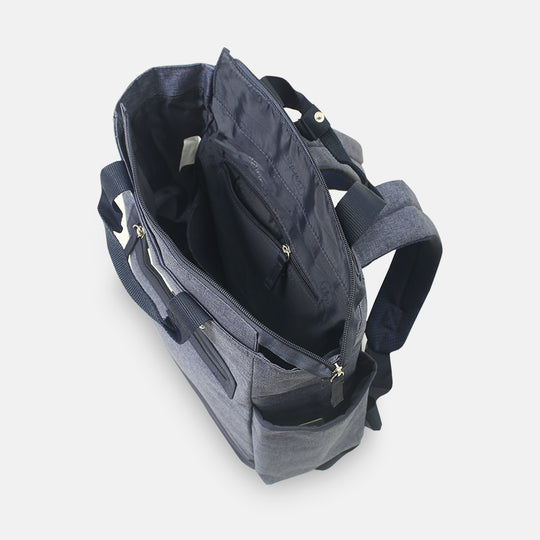 Tinnies Baby Diaper Bag Pack Minimal Textured Blue (T5006-A)